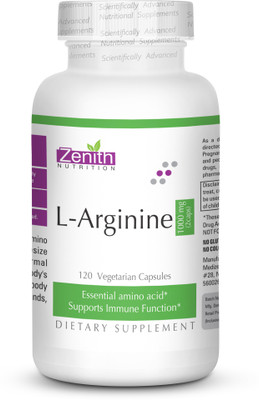 

Zenith Nutrition L Arginine 1000mg 120 Nos(120 No)