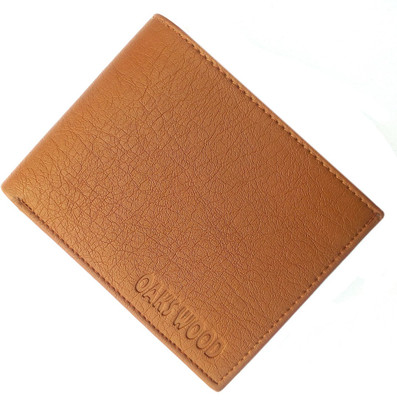 

Oaks Wood Boys Tan Artificial Leather Wallet(10 Card Slots)