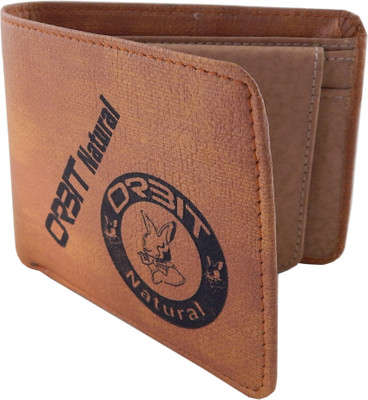

Orbit Men Tan Genuine Leather Wallet(5 Card Slots)