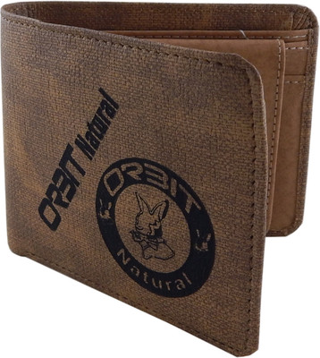 

Orbit Men Khaki Genuine Leather Wallet(5 Card Slots)