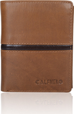 

Calfnero Men Casual Brown Genuine Leather Wallet(6 Card Slots)