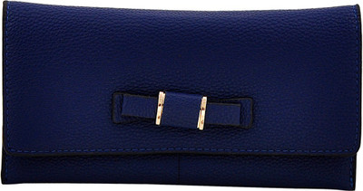

Mark & Keith Women Casual Blue Artificial Leather Wallet(9 Card Slots)