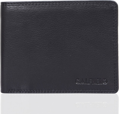 

Calfnero Men Black Genuine Leather Wallet(8 Card Slots)