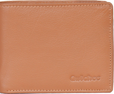 

Gulchee Men Tan Genuine Leather Wallet(6 Card Slots)