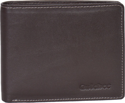 

Gulchee Men Brown Genuine Leather Wallet(6 Card Slots)