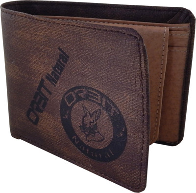 

Orbit Men Brown Genuine Leather Wallet(5 Card Slots)