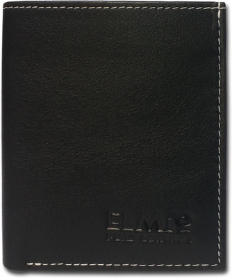 

EL Mio Men Black Genuine Leather Wallet(3 Card Slots)