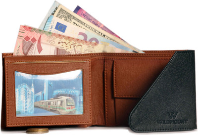

Wildmount Men Tan Artificial Leather Wallet(5 Card Slots)
