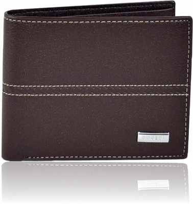 

Huntsman Men Brown Artificial Leather Wallet(9 Card Slots)