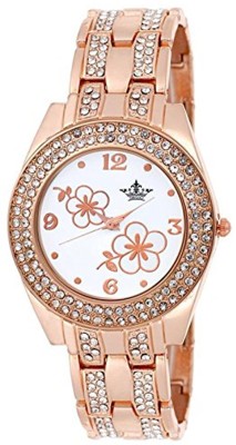 swisso SWS-345GD Crystals Studded Analogue Watch  - For Women   Watches  (Swisso)