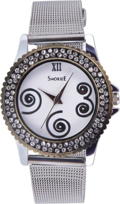 SmokieE SM-0152G silver dial SM-0152G Watch  - For Girls   Watches  (SmokieE)