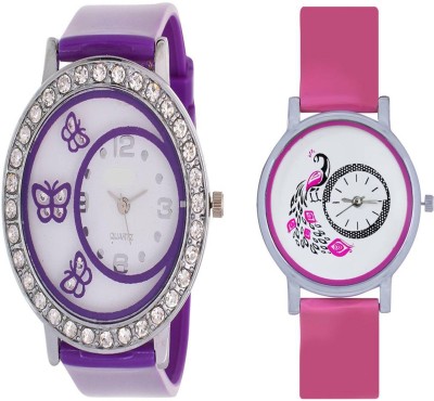 ReniSales New Latest Fashion Pink Purple Passion Combo Women Watch Watch  - For Girls   Watches  (ReniSales)