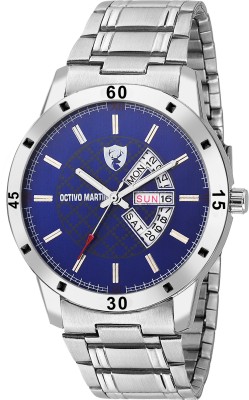 OCTIVO MARTIN OM-CH 5013 Royal Blue Day & Date Analog Watch  - For Men   Watches  (OCTIVO MARTIN)