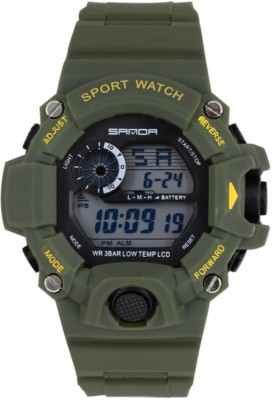 Sanda S326GRNBK Watch  - For Men   Watches  (Sanda)