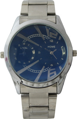 

SVM Branded New Arrival Designer Dual Time Analog Watch - For Men