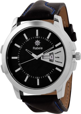 Rabela Mens Watch Day and date Watch  - For Men   Watches  (Rabela)