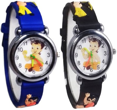 Arihant Retails Chota Bheem Kids Watch AR-18 (Also best for Birthday gift and return gift for kids) Pack of 2, Watch  - For Boys & Girls   Watches  (Arihant Retails)