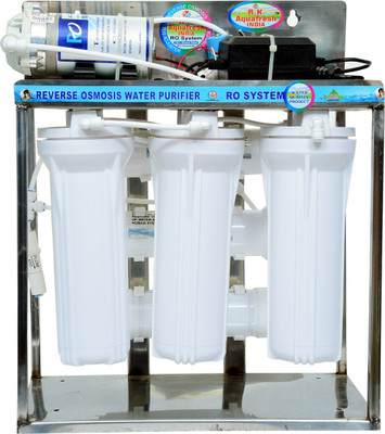 

Rk Aquafresh India 25LPH STAINLESS STEEL DOMESTIC PLANT RO Water Purifier(Stainless Sreel)