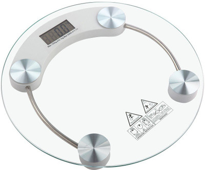 

Sheling Round Weighing Machine Weighing Scale(Silver, White)