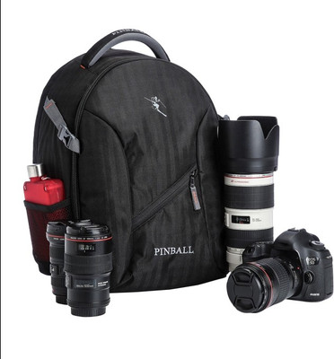 

PINBALL HALLMARK CAMERA BAG Camera Bag(Black Orange)