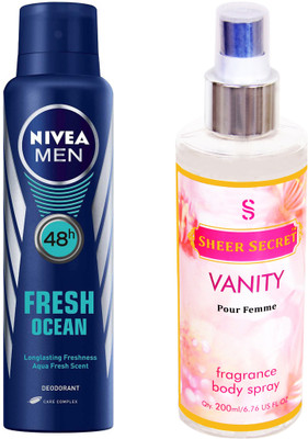 

Nivea FRESH OCEAN with VANITY WOMEN(Set of 2)