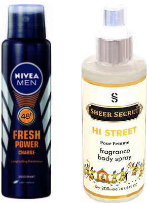 

Nivea POWER CHARGE with HI STREET WOMEN(Set of 2)