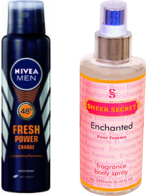 

Nivea POWER CHARGE with ENCHANTED WOMEN(Set of 2)