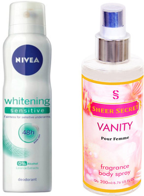 

Nivea SENSITIVE with VANITY WOMEN(Set of 2)