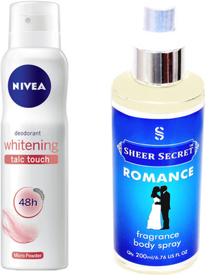 

Nivea TALC TOUCH with ROMANCE(Set of 2)