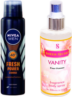 

Nivea POWER CHARGE with VANITY WOMEN(Set of 2)