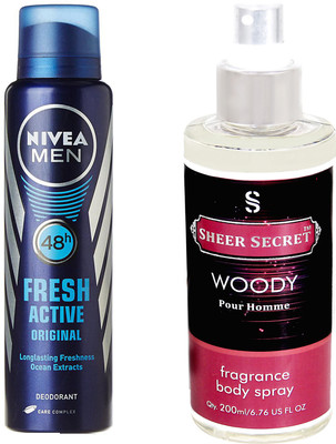 

Nivea ACTIVE ORIGINAL with WOODY MEN(Set of 2)