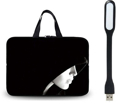 

LUKE Floral Theme Soft Water-proof Neoprene Carrying Case Sleeve Bag with handle For Macbook Air 13 Inch(Models: A1369 and A1466) with usb cable Combo Set