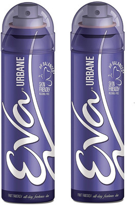 

EVA Urbane Deodorant Spray Combo Pack of 2 (125ML each) Deodorant Spray - For Women(250 ml, Pack of 2)