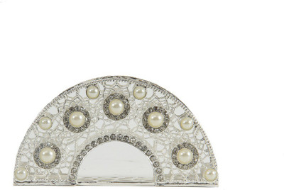 

Modish 1 Compartments Alloy Tissue Holder / Stand(Silver)