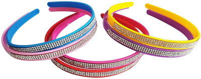 

Confidence Beautiful Colorful Headband / Hairband For Kids,Girls And Women, (Set of 6pcs) Hair Band(Multicolor)