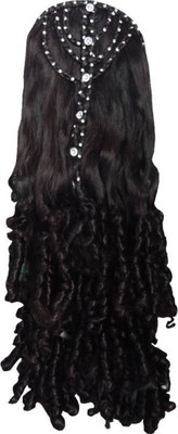 

Haveream Stylish studded black Hair Extension