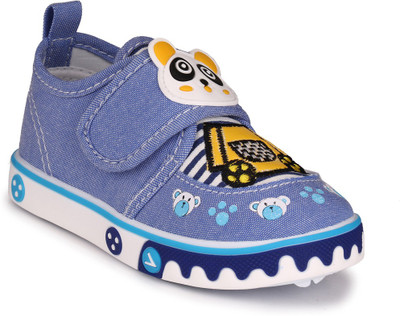 

Trilokani Boys Velcro Clogs(Blue, Royalblue
