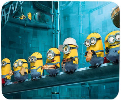 

GMX Mouse Pads for PC, Laptop Foody Minions print for gaming pc at cheap price - S.No : 0072 Mousepad(Multicolor)