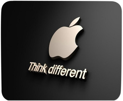 

GMX Mouse Pads for Laptop, PC Think Different print for office pc and home computer - S.No : 0184 Mousepad(Multicolor)