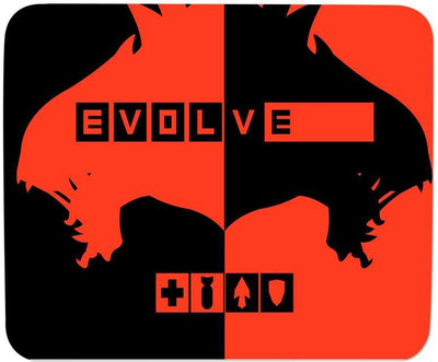 

GMX Mouse Pads for Laptop, PC Gaming Evolve print for office pc and home computer - S.No : 0154 Mousepad(Multicolor)