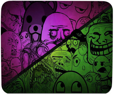 

GMX Best Mouse Pads for Laptop Funny Faces print for Gaming & work - Cheap mouse pads - S.No : 0127 Mousepad(Multicolor)