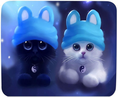 

GMX Mouse Pads for PC, Laptop Cute Cats print for gaming pc at cheap price - S.No : 0112 Mousepad(Multicolor)