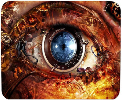

GMX Cheap Mouse Pads for PC, Laptop Abstract Eye print for Daily use - mouse pads under 114 - S.No : 0148 Mousepad(Multicolor)