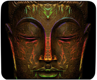 

GMX Mouse Pads for Computer, Laptop Buddha print for gaming, work, comfortable mouse pad - S.No : 0045 Mousepad(Multicolor)