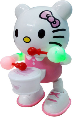 

Bonkerz Cute Kitty Cartoon Character Dancing Robot With Music and Lights(Multicolor)