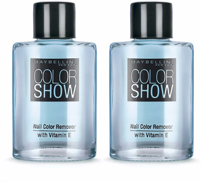 

Maybelline New York Color show Nail Paint Remover (Pack of 2) (30*2=60ml)(30 ml)