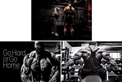

Combo Pack Of Gym Motivational Poster (Size 12 Inch x 18 Inch) (Pack Of 3 ) Paper Print(18 inch X 12 inch, Rolled)