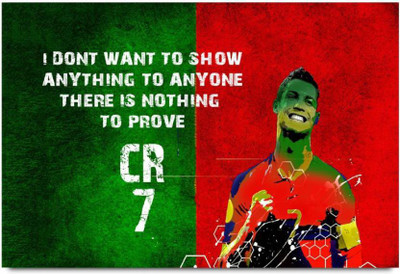 

Cristiano Ronaldo Paper Print(12 inch X 18 inch)