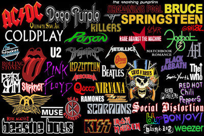 

Rock Bands Poster (Size 12 Inch x 18 Inch) (Pack of 1) Paper Print(18 inch X 12 inch, Rolled)