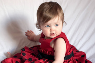 

Girl Baby In Red Dress Poster (Size 12 Inch x 18 Inch) (Pack of 1) Paper Print(15 inch X 12 inch, Rolled)